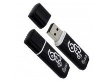 Флеш-накопитель USB 64GB Smart Buy Glossy чёрный
